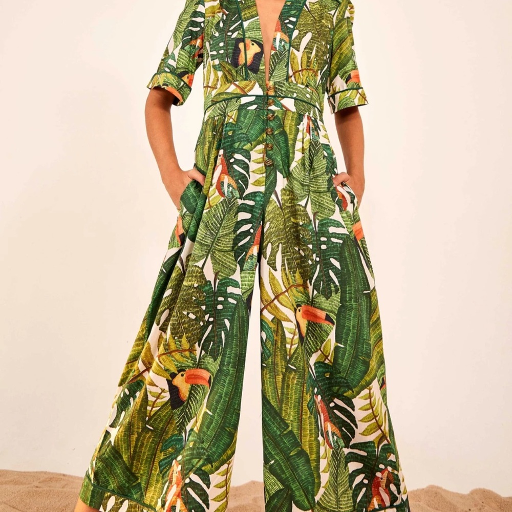 ISO!!! Farm Rio Paradise Forest Jumpsuit